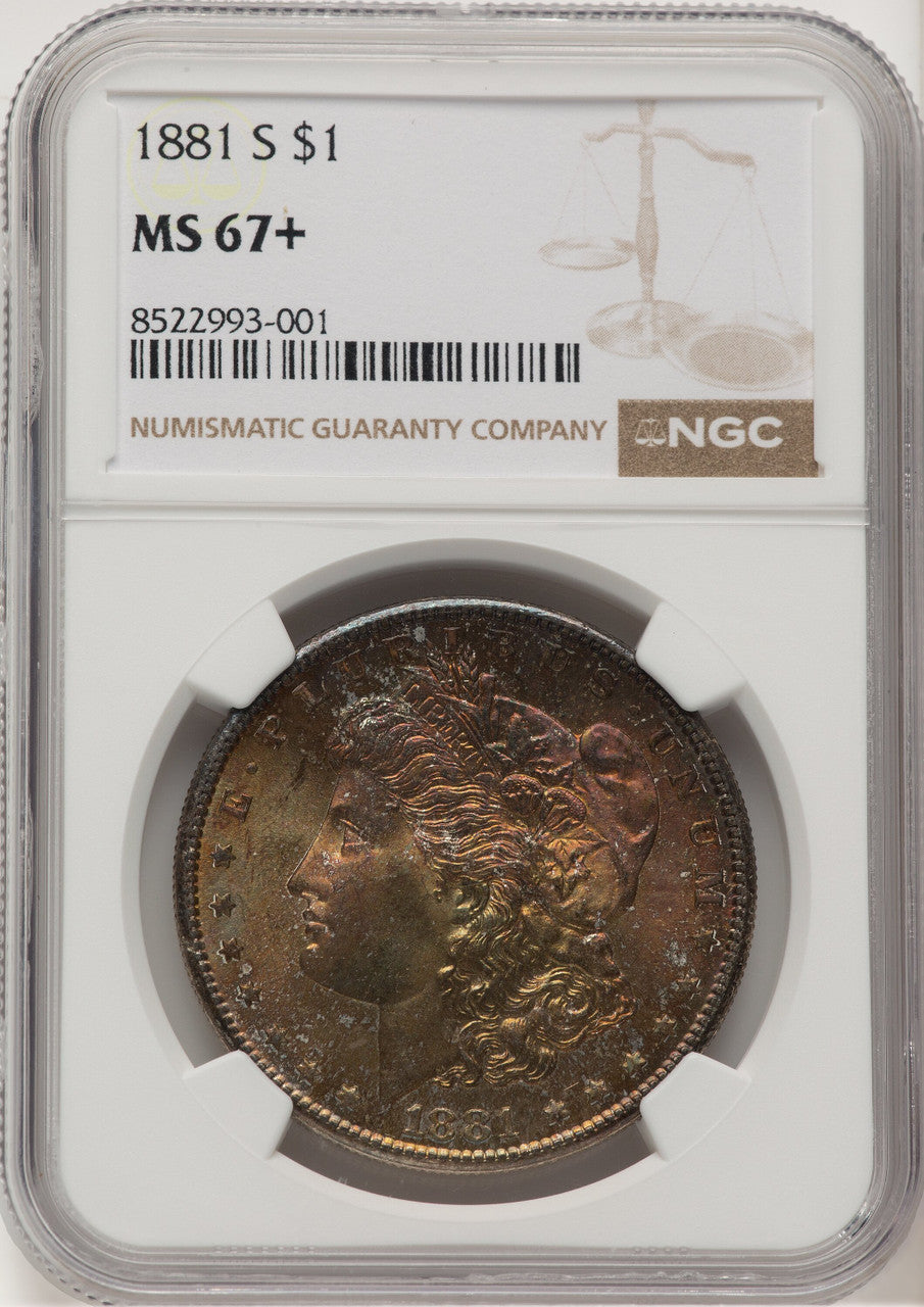 1881-S Morgan Dollar NGC MS67+ (777427004)