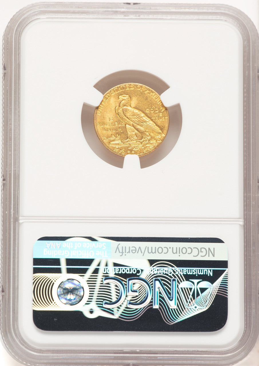 1908 $2.50 Indian Quarter Eagle NGC MS64 (777428006)