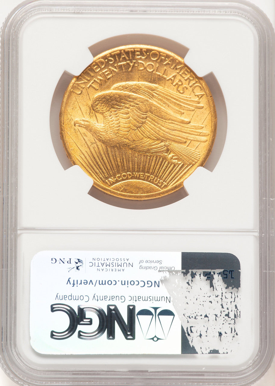 1908-S $20 Saint-Gaudens Double Eagle NGC MS63