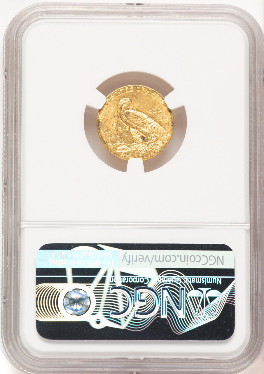 1908 $2.50 Indian Quarter Eagle NGC MS63 (777429084)