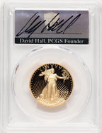 2022-W Proof Gold Eagle 1/2 oz AR David Hall PCGS MS70