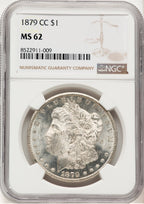 1879-CC Morgan Dollar NGC MS62 (777445003)