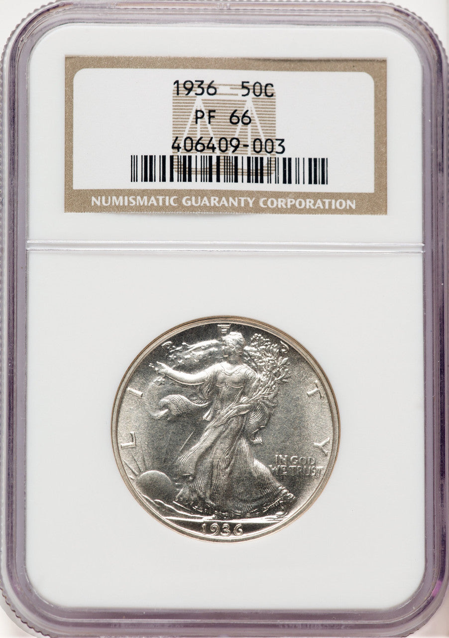 1936 50C Proof Walking Liberty Half Dollar NGC PR66 (777447006)