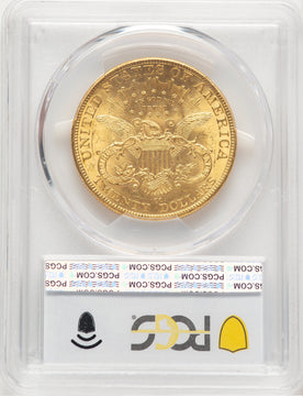 1893-CC $20 Liberty Double Eagle PCGS MS62