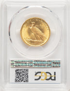 1907 $10 No Motto Indian Eagle PCGS MS65