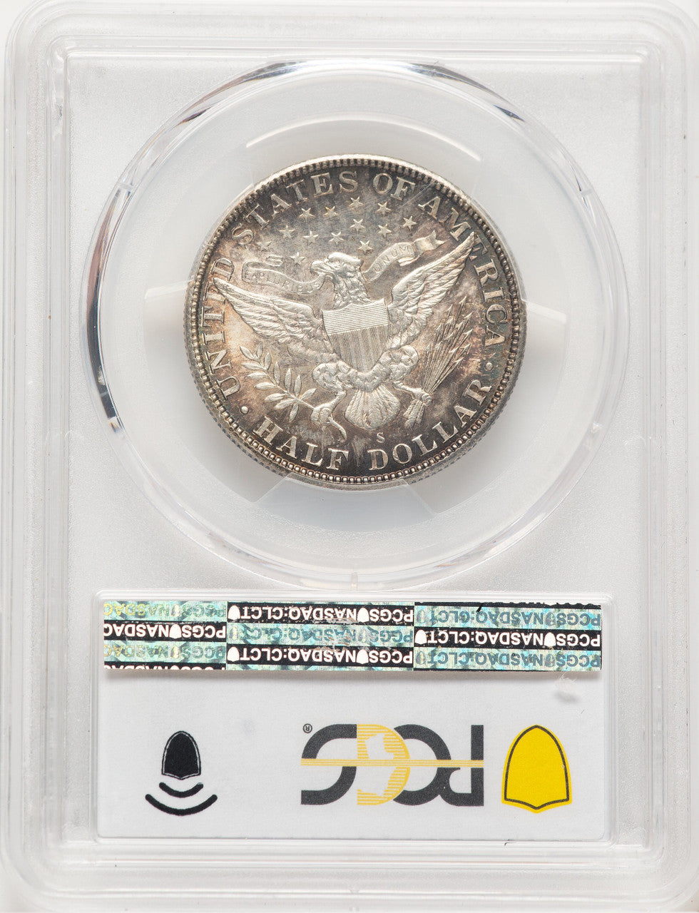 1911-S 50C Barber Half Dollar PCGS MS65