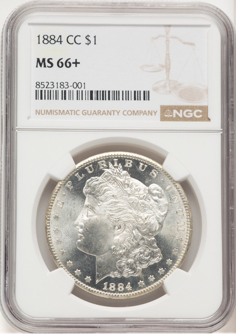 1884-CC Morgan Dollar NGC MS66+ (777479005)