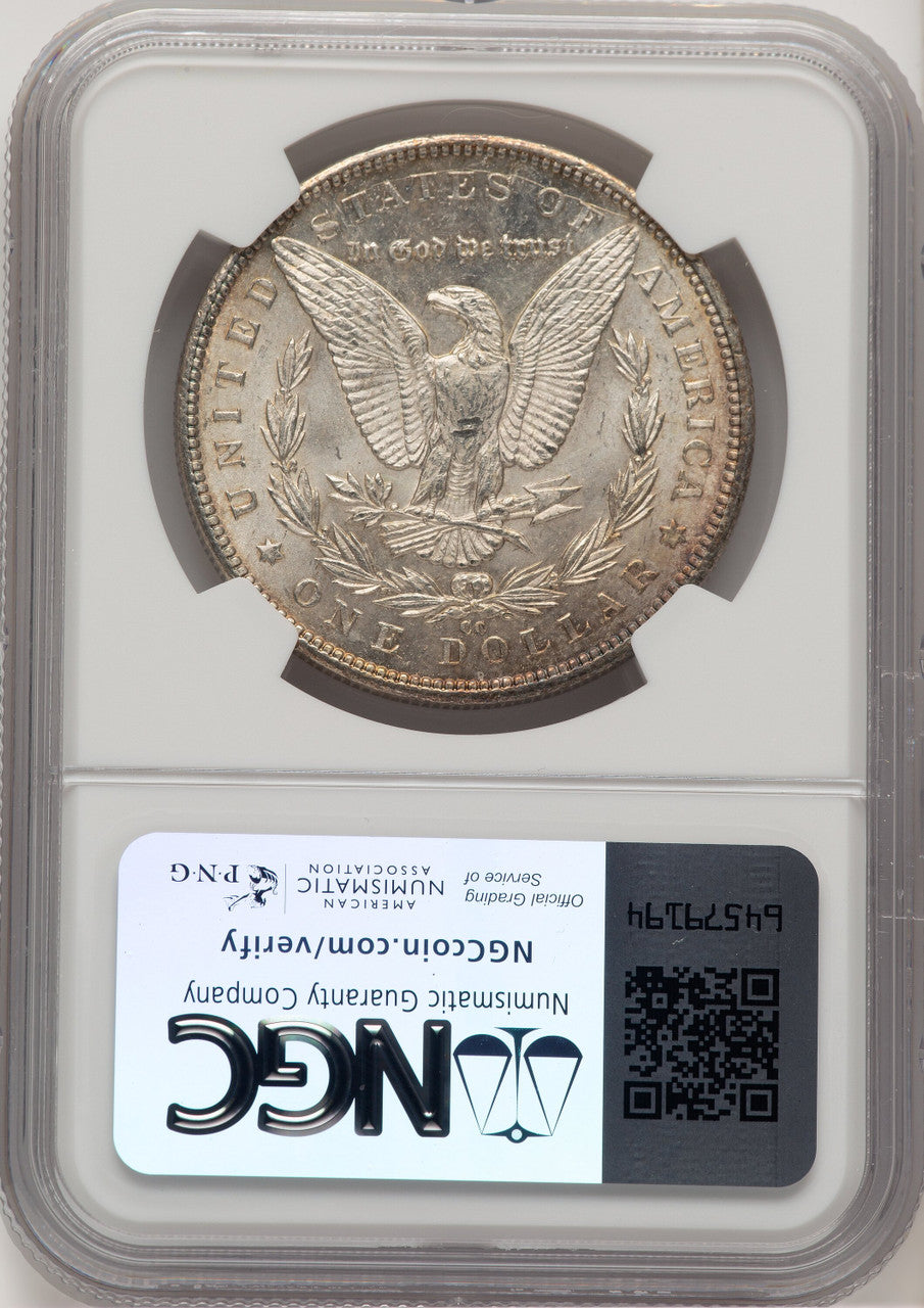 1890-CC Morgan Dollar NGC MS61 (777483003)