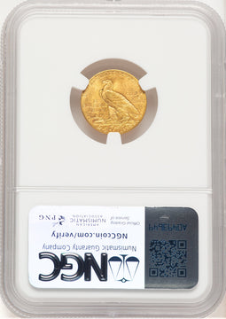 1911 $2.50 Indian Quarter Eagle NGC MS64 (777486011)