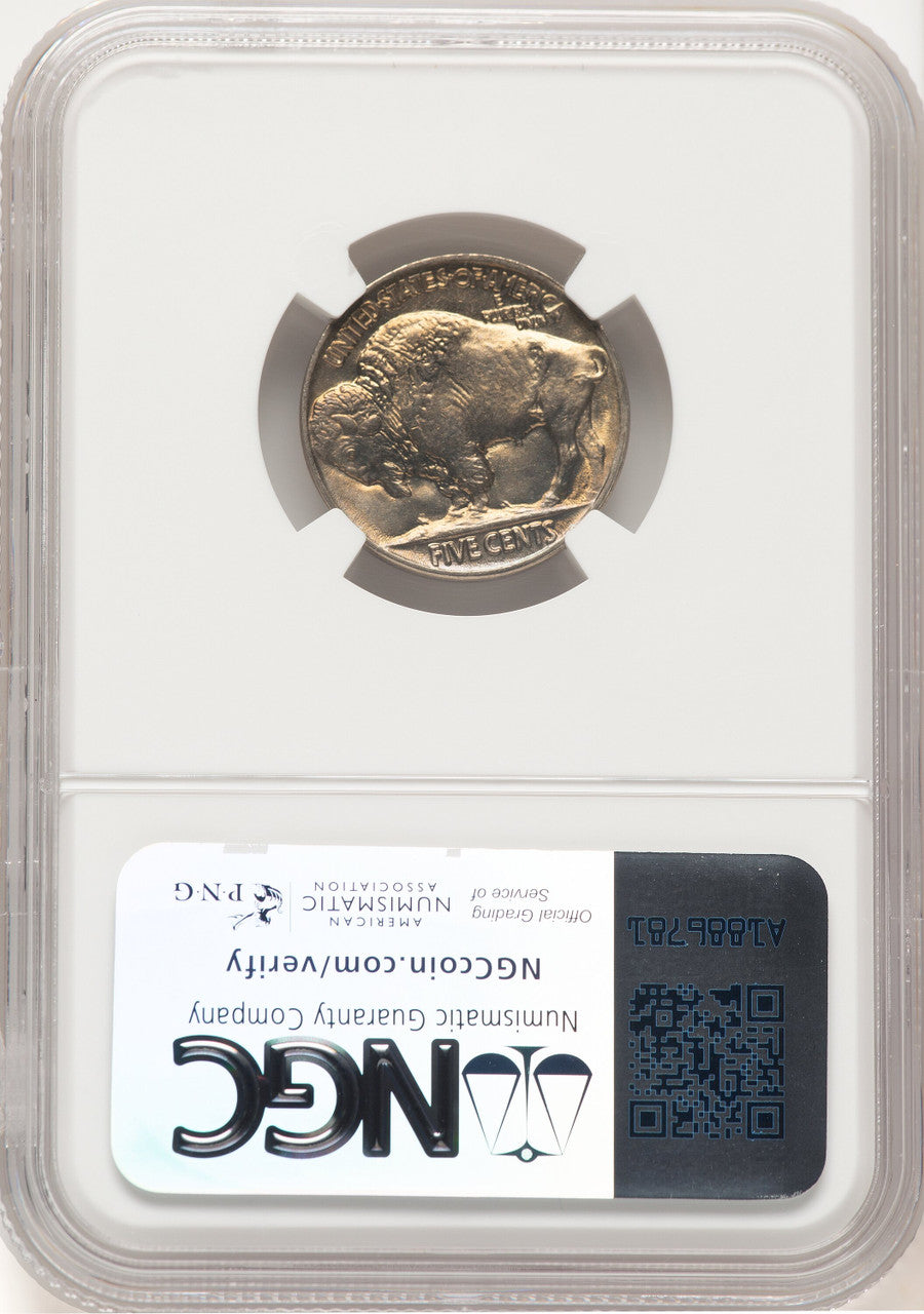 1927 5C Buffalo Nickel NGC MS67