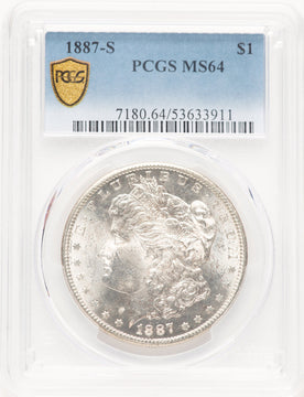 1887-S Morgan Dollar PCGS MS64 (777493008)