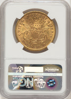 1872-S $20 Liberty Double Eagle NGC MS61