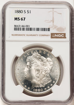 1880-S Morgan Dollar NGC MS67 (777539001)