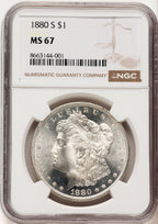 1880-S Morgan Dollar NGC MS67 (777539001)