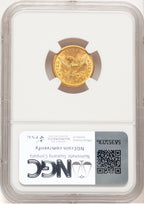 1907 $2.50 Liberty Quarter Eagle NGC MS67 (777539005)