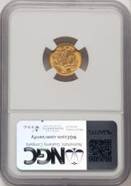 1889 G$1 CAC Gold Dollar NGC MS64