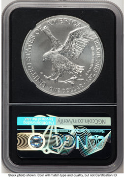 2023 Silver Eagle FDI Anna Cabral NGC MS70