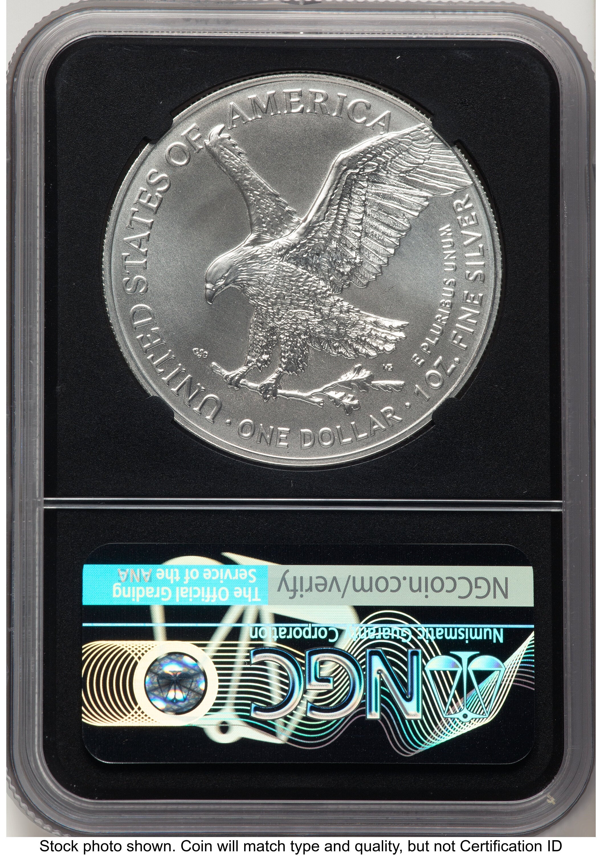 2023 Silver Eagle FDI Anna Cabral NGC MS70