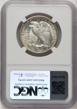 1941-S 50C Walking Liberty Half Dollar NGC MS66+ (777605006)