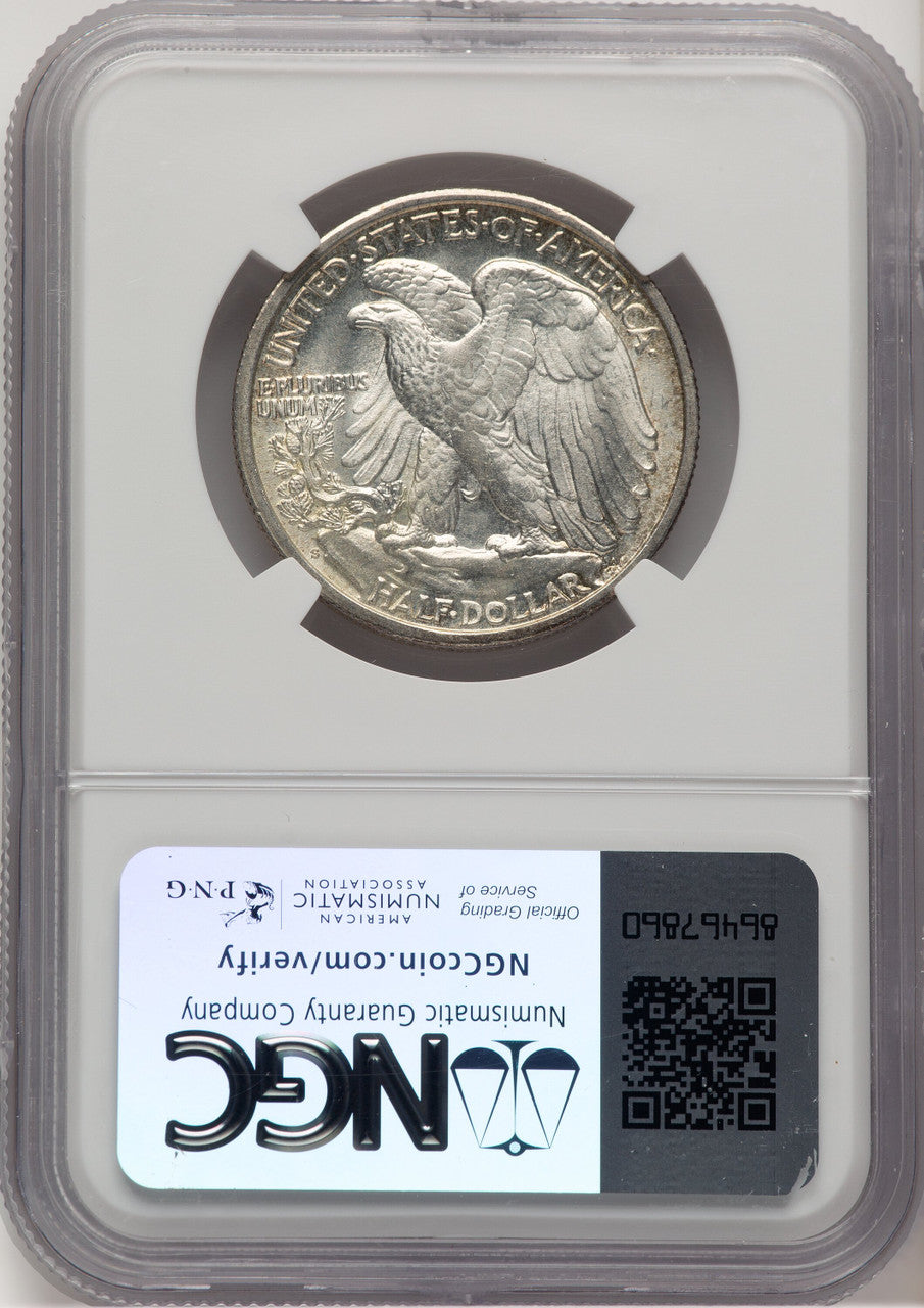 1941-S 50C Walking Liberty Half Dollar NGC MS66+ (777605006)