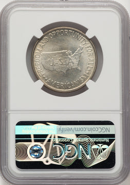 1952-D 50C Washington-Carver Commemorative Silver NGC MS67