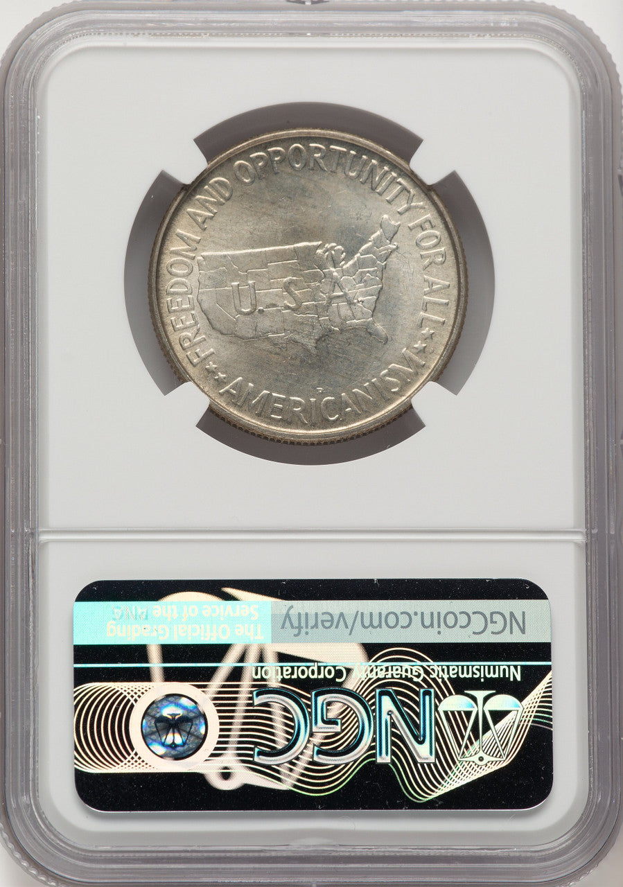 1952-D 50C Washington-Carver Commemorative Silver NGC MS67