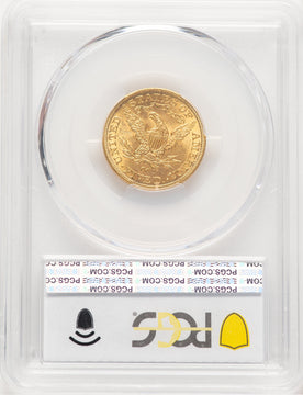 1891-CC $5 Liberty Half Eagle PCGS MS63 (777616004)
