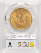 1863 $20 Liberty Double Eagle PCGS AU50