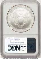 2004 Silver Eagle Mike Castle NGC MS70