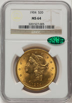 1904 $20 Liberty CAC Liberty Double Eagle NGC MS64 (777633021)