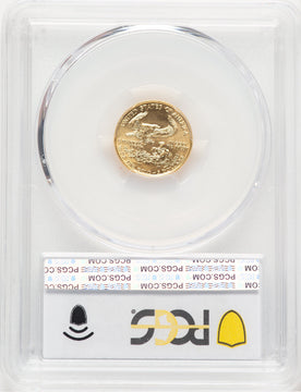 1992 $5 Tenth-Ounce Gold Eagle Blue Gradient PCGS MS69