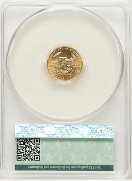 1992 Gold Eagle 1/10 oz Non Designation CACG MS69