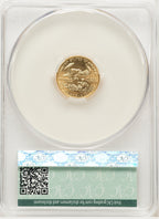 1992 Gold Eagle 1/10 oz Non Designation CACG MS69