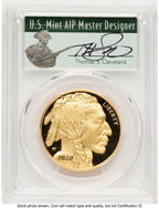 2020-W Proof Gold Buffalo 1 oz FDI Thomas Cleveland Minuteman PCGS PR70