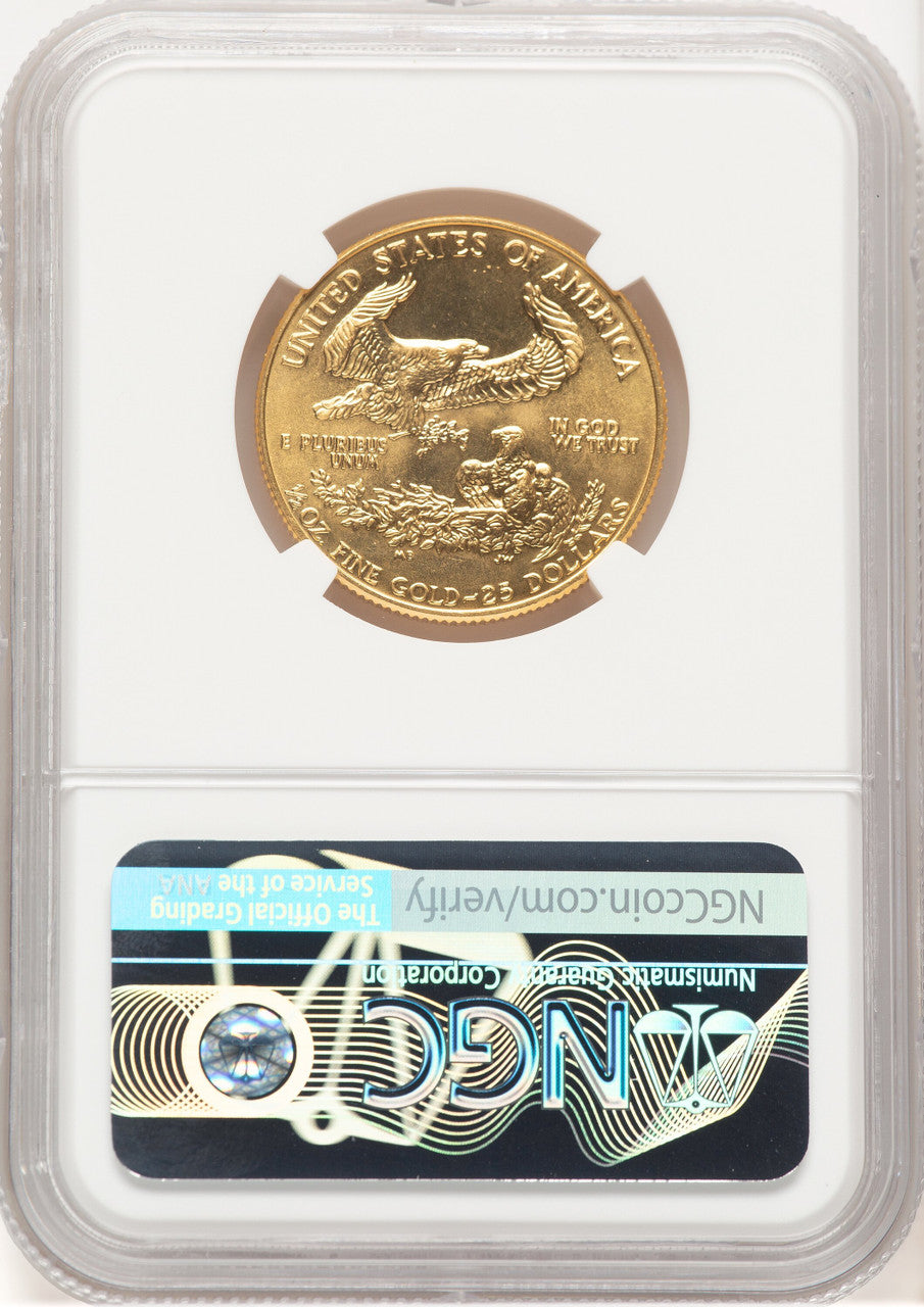 1987 Gold Eagle 1/2 oz Don Everhart NGC MS69