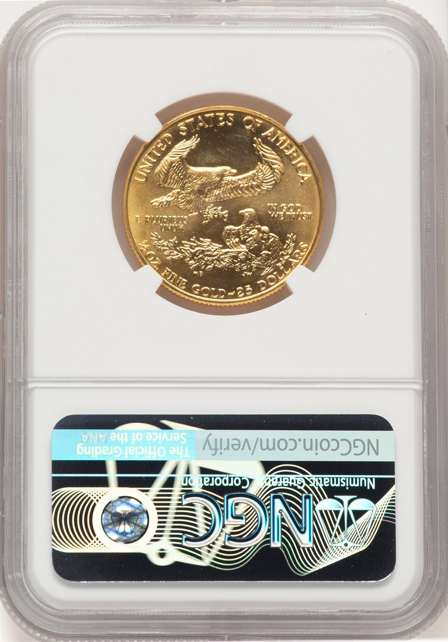 1990 Gold Eagle 1/2 oz Don Everhart NGC MS69