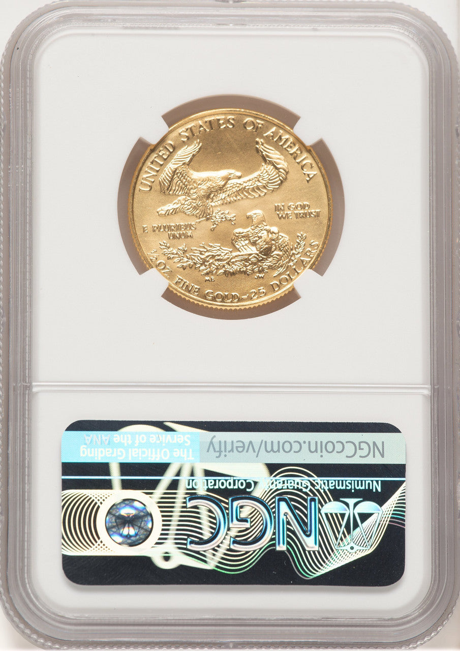 1991 Gold Eagle 1/2 oz Don Everhart NGC MS69