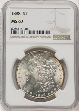 1888 Morgan Dollar NGC MS67 (777734001)
