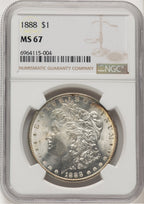 1888 Morgan Dollar NGC MS67 (777734001)