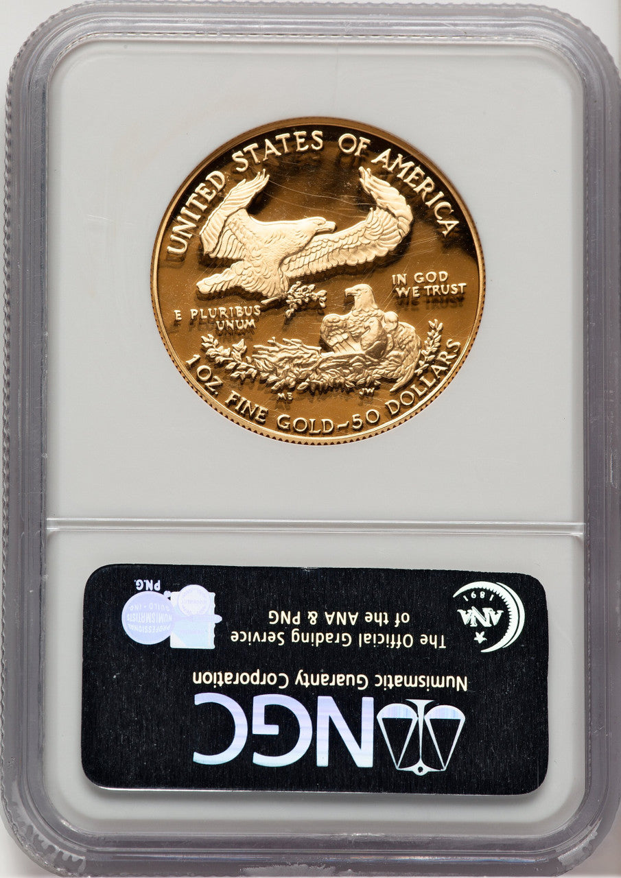 1989-P Gold American Eagle 4-Coin Set NGC PF70