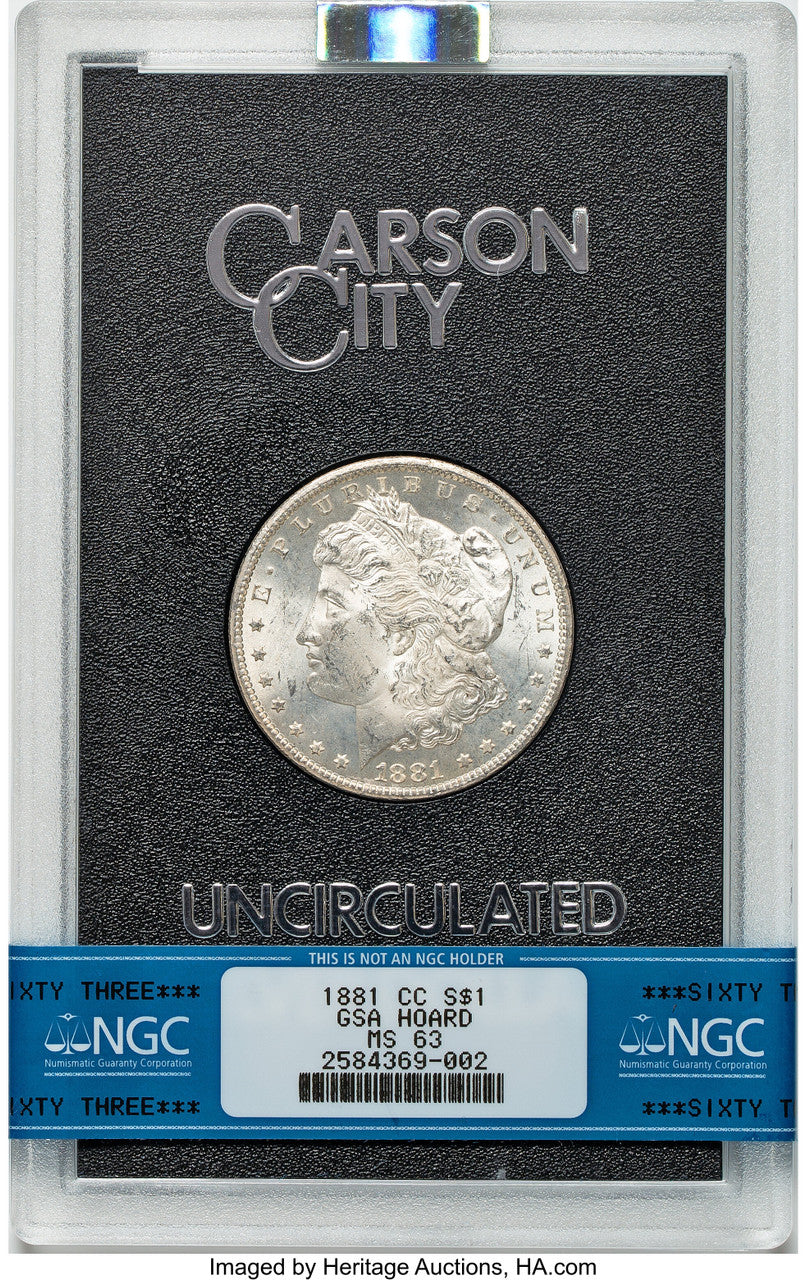 1881-CC GSA Hoard Morgan Dollar NGC MS63 (777777028)