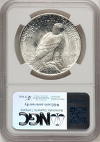 1922-D Peace Dollar NGC MS66 (777831003)