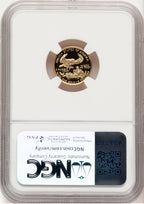 2000-W Proof Gold Eagle 1/10 oz Brown Label NGC MS70