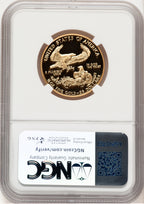 1988-P Proof Gold Eagle 1/2 oz Brown Label NGC MS70