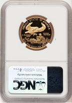 1992-P Proof Gold Eagle 1/2 oz Brown Label NGC PF70