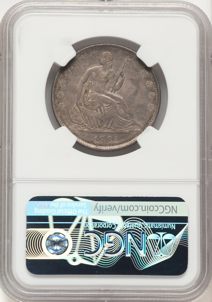 1861 50C Restrike Confederate States of America NGC MS65