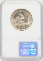 1855 50C Arrows Seated Half Dollar NGC MS66