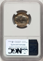 1937-D 5C Three-Legged FS-901 Buffalo Nickel NGC AU58