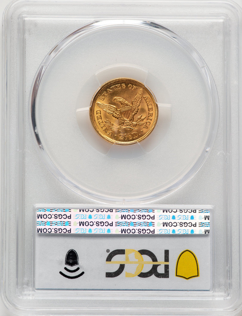 1857 $2.50 Liberty Quarter Eagle PCGS MS66