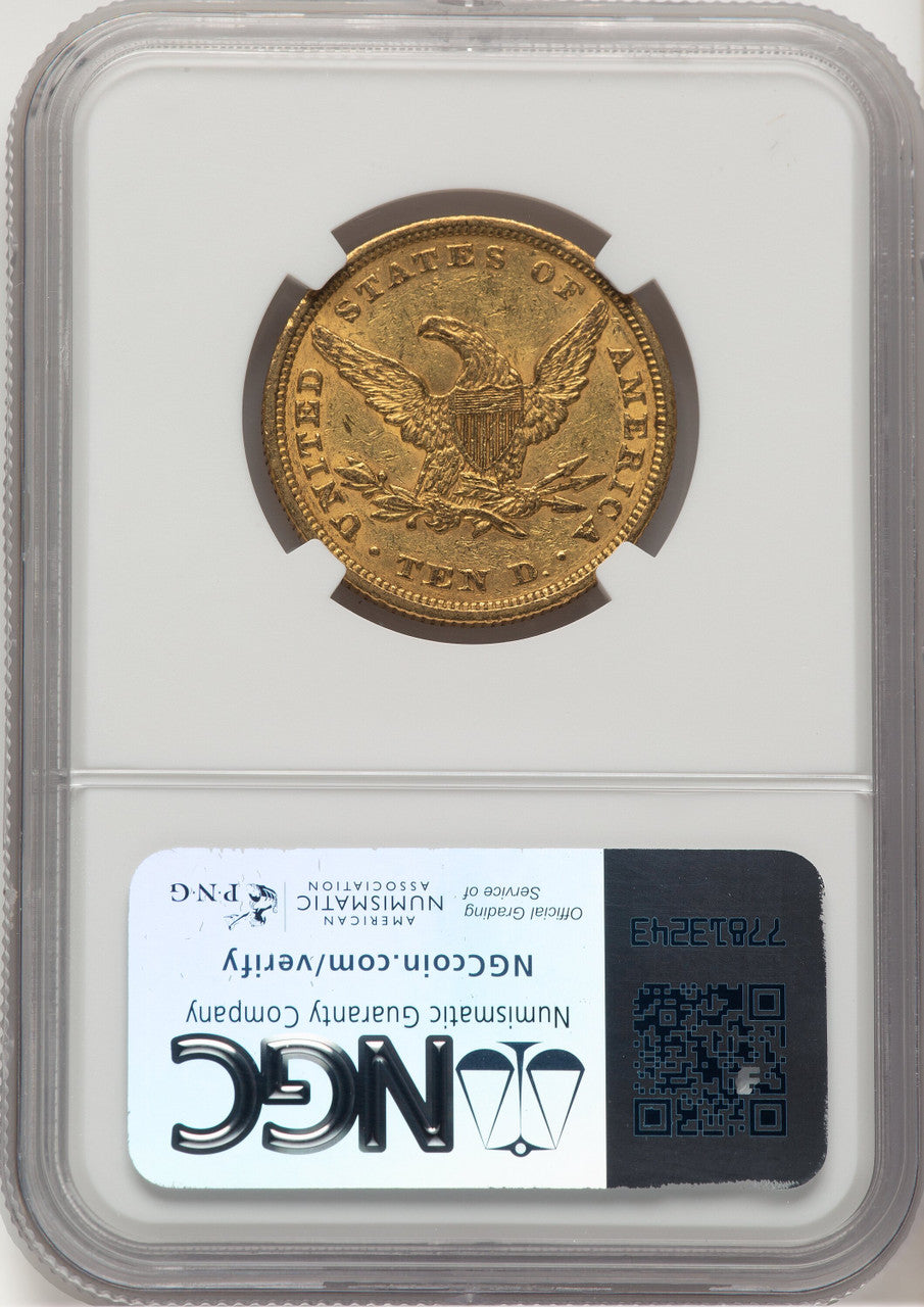 1847 $10 Liberty Eagle NGC AU55